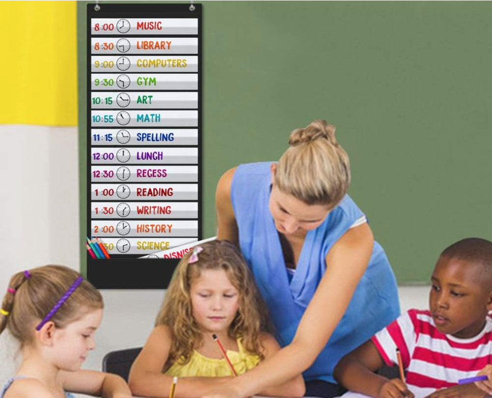 schedule pocket chart