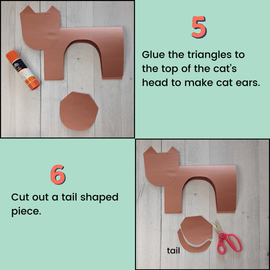 cat craft step 5 and 6