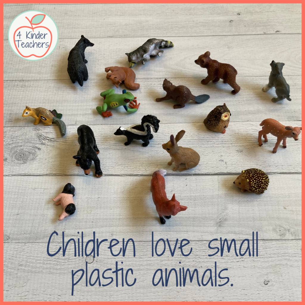 small toy plastic animals
