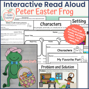 Interactive Read Aloud for Peter Easter Frog: Comprehension Unit